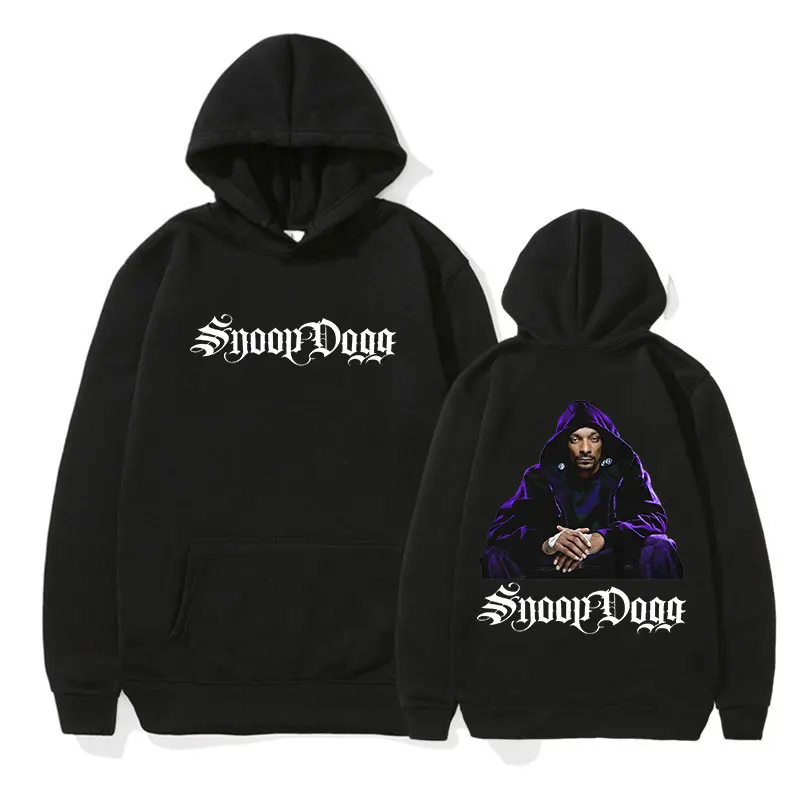 

Rapper Snoop Doggy Dogg Hoodie Tupac Shakur Fashion Pullove Sweatshirt Men Women Hip Hop Casual Oversized Hoodies Y2k Streetwear