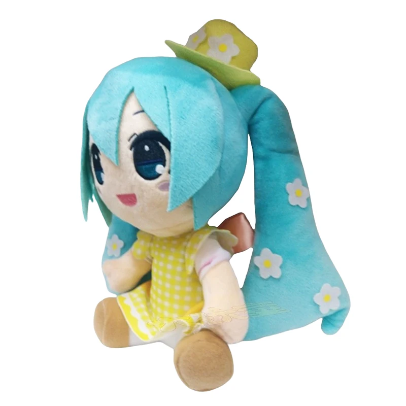 20cm japão anime hatsune miku pelúcia brinquedos de pelúcia kaito figura dos desenhos animados bonecas bonito presentes de aniversário das crianças kawaii decoração de natal