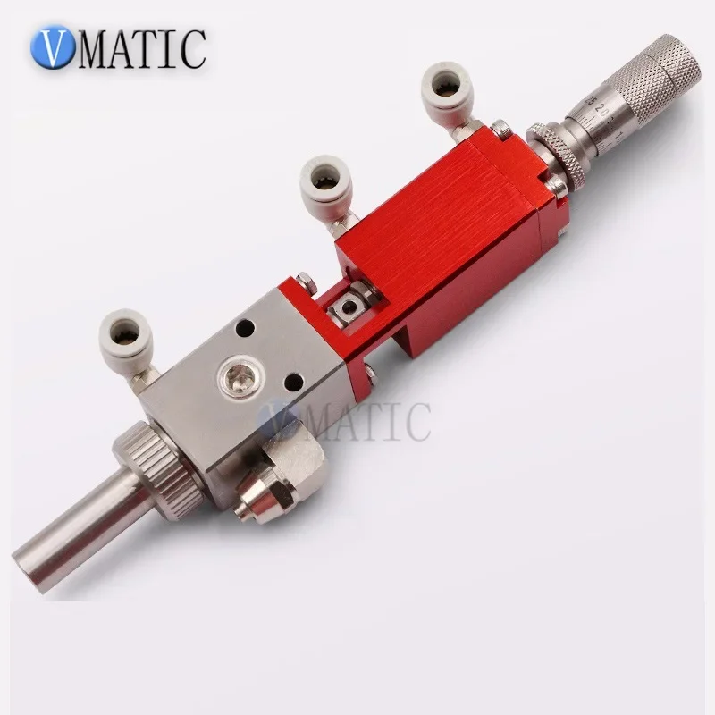 Pneumatic Dispensing Valves & Spray Gun Kit - Liquid Paste Dispenser Fittings for Sealants, Adhesive & Epoxy Application