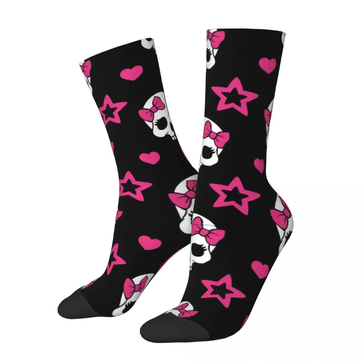 Star Skull Kawaii Socks School Cartoon Pattern Socks