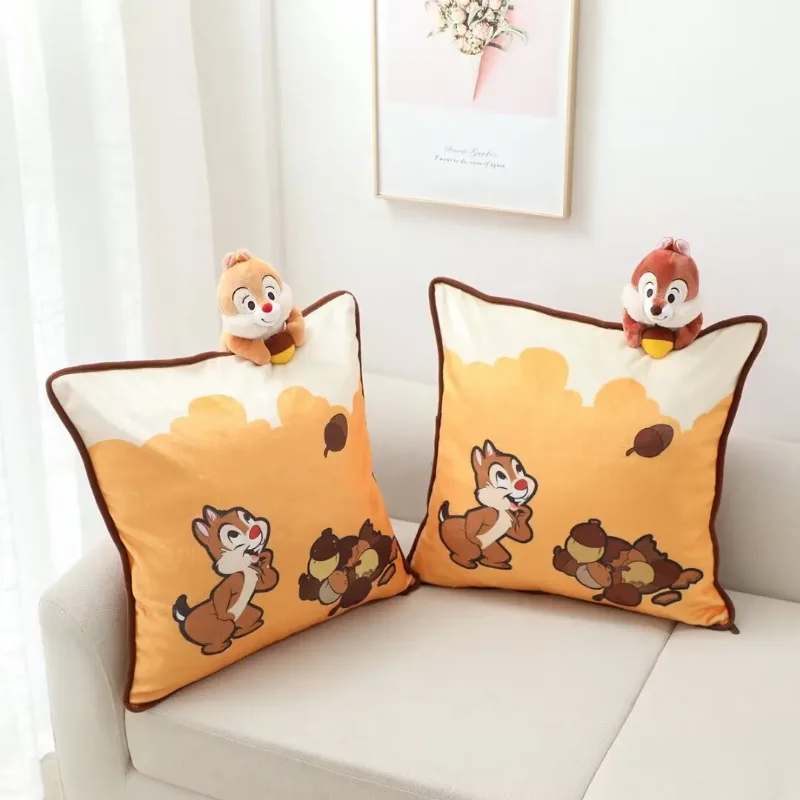 

Disney Chip'n'Dale Stuffed Plush Toy Cartoon Cute Soft Removable Pillow Doll Comfortable Home Decor Sofa Cushion Brithday Gifts