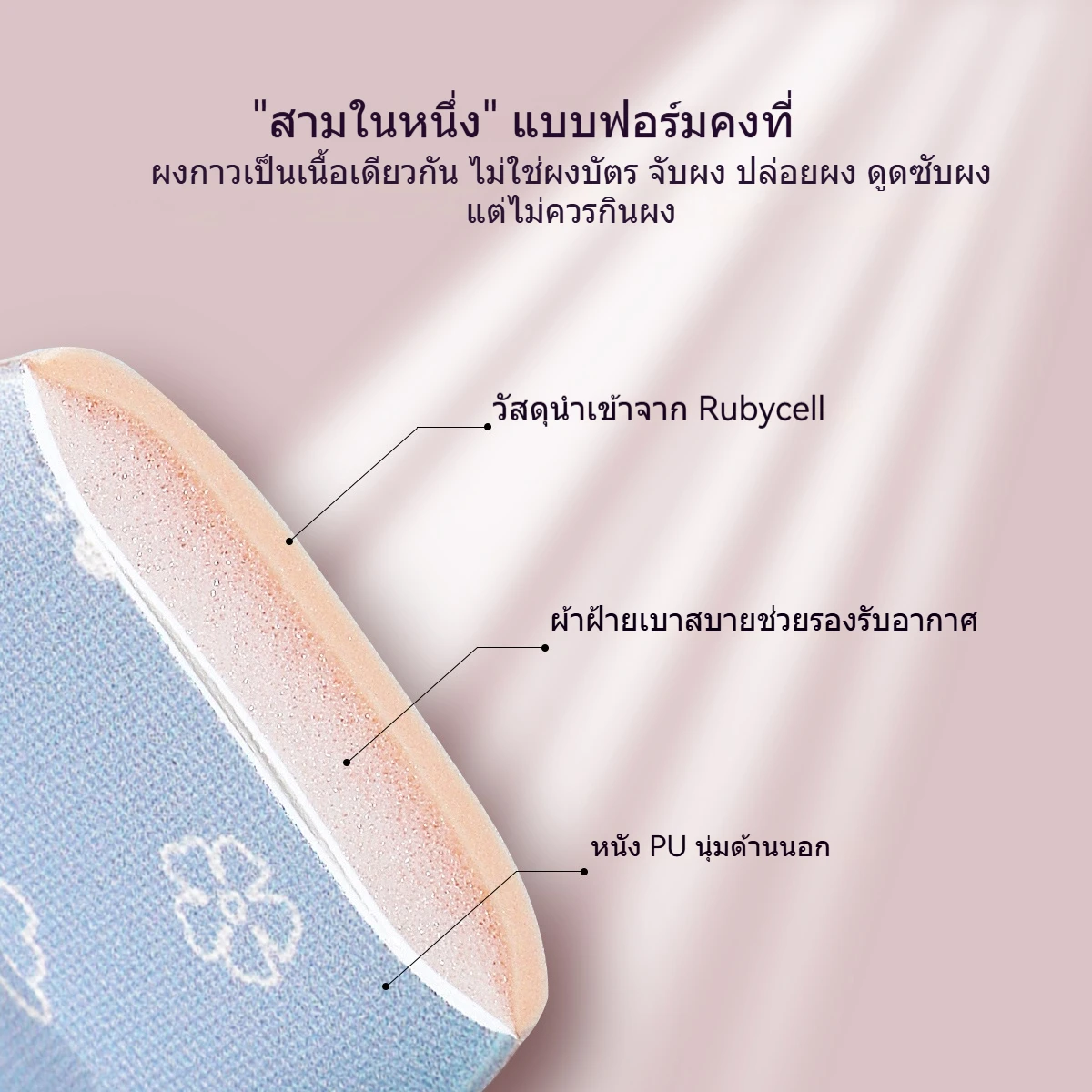 6개 미니 핑거 퍼프 세트(박스 포함), 습식 및 건식 컨실러 에어 쿠션 퍼프, 눈, 코, 얼굴 메이크업용.