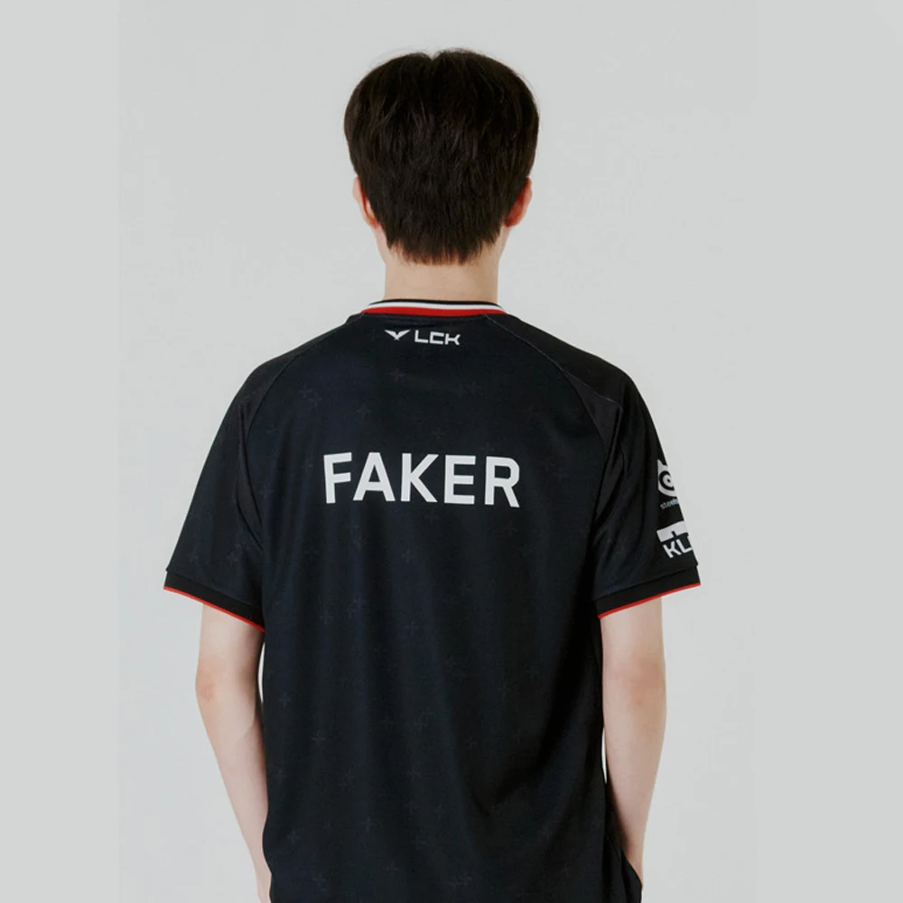 جامعة الأساطير بطولة العالم SKT T1 تي شيرت LOL Esports فريق موحد تي شيرت MSI LCKFaker Zeus فريق موحد #2