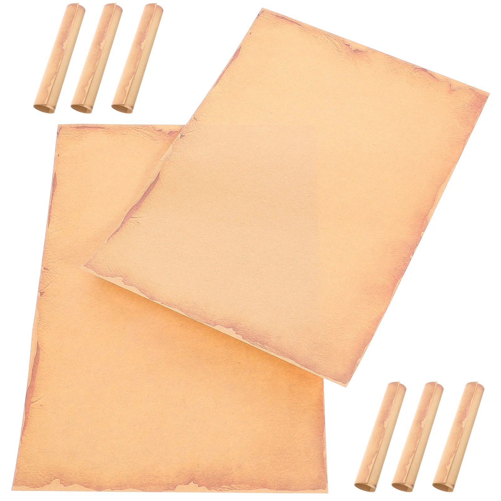 

8 Sheets Blank Letter Paper Retro Artistic Design Writing Paper for Personal Use Greeting Cards Invitations Stationery