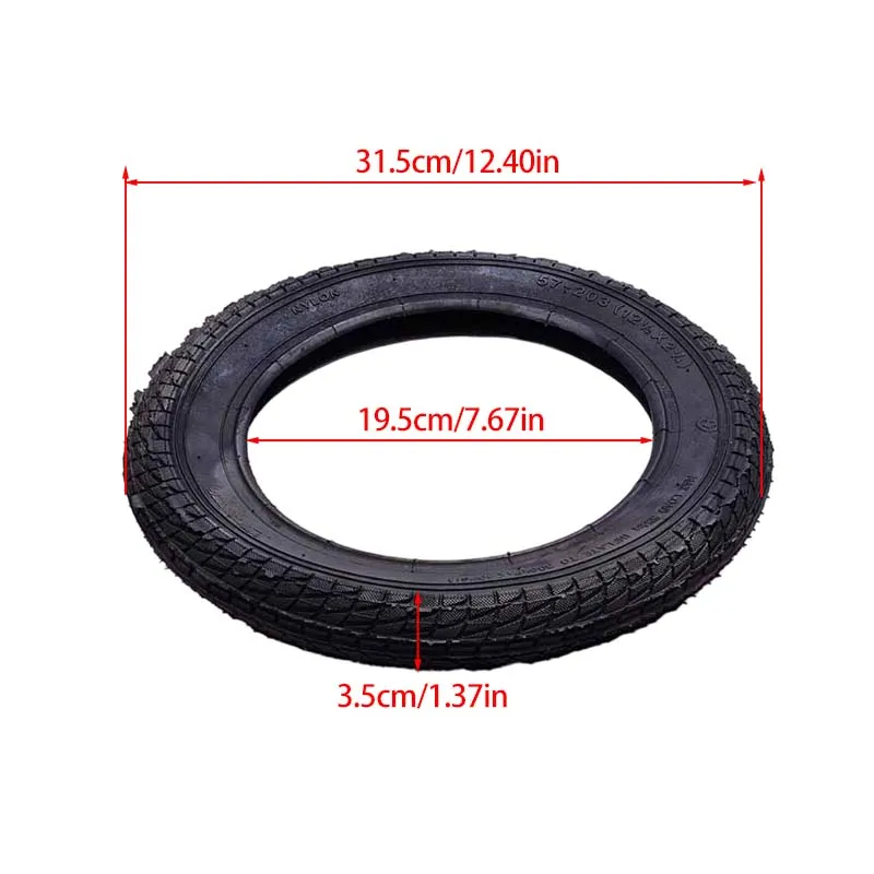 12 1/2 x 2 1/4 Inner Tube Outer Tire Combo Replacement For Mini Electric Scooter