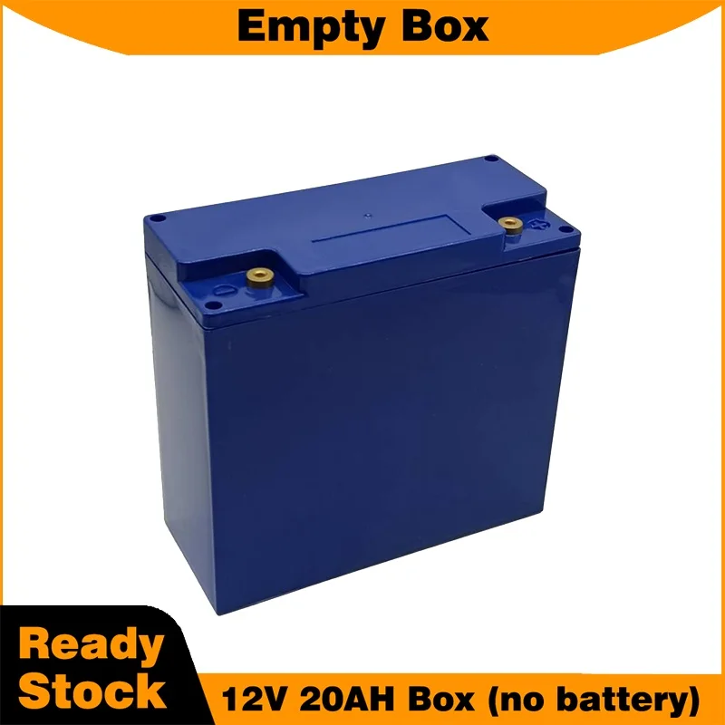 12V 20AH Battery Box Empty for 18650 21700 32650 Pack with M5 Brass Poles DIY Empty Case Repair Replacement Parts