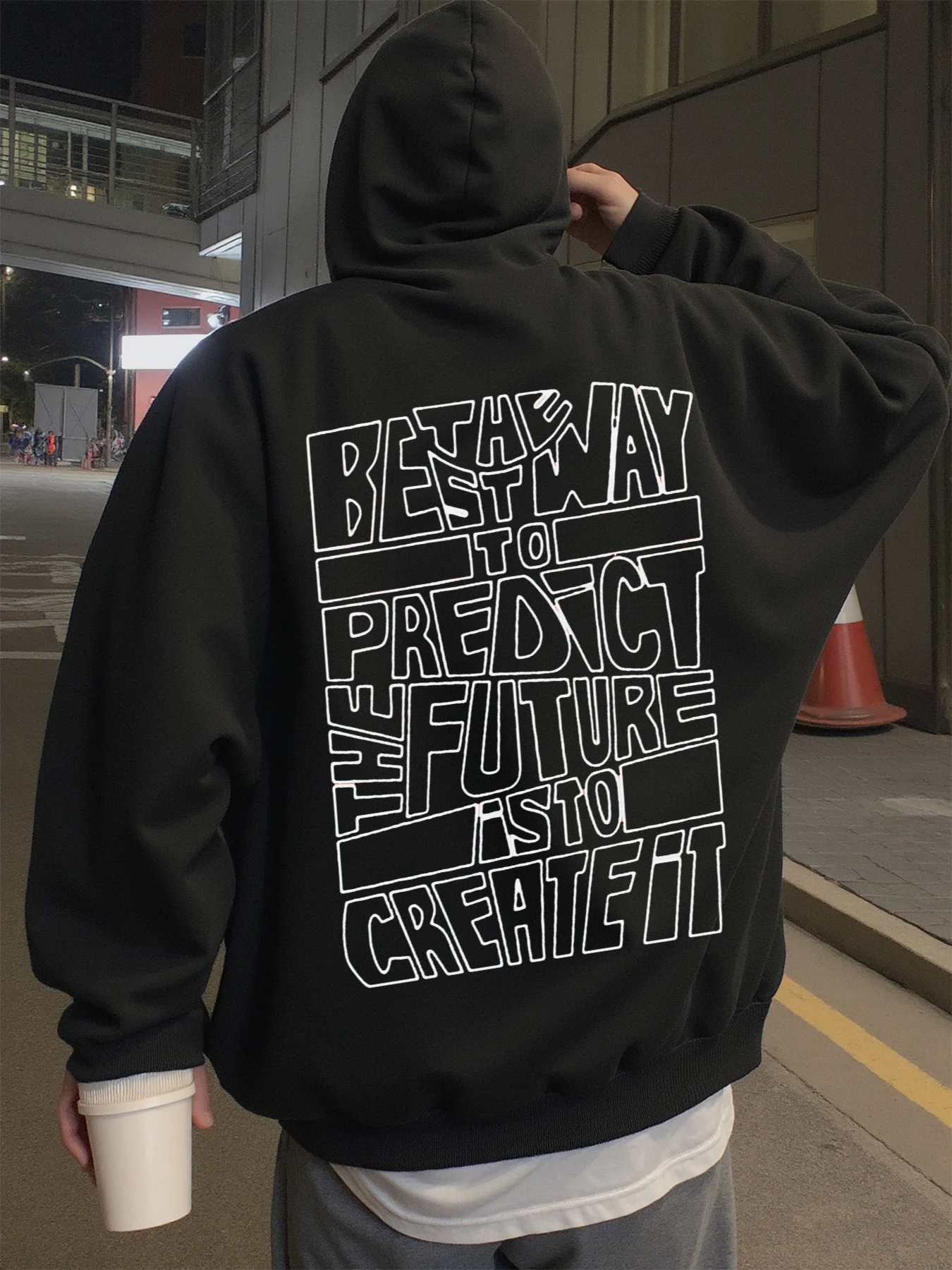 هوديس للرجال، ملابس الشارع، اتجاهات الشوارع والإلهام، هوديس جرافيك للرجال، بلوزات للارتداء في الربيع والخريف والشتاء #1