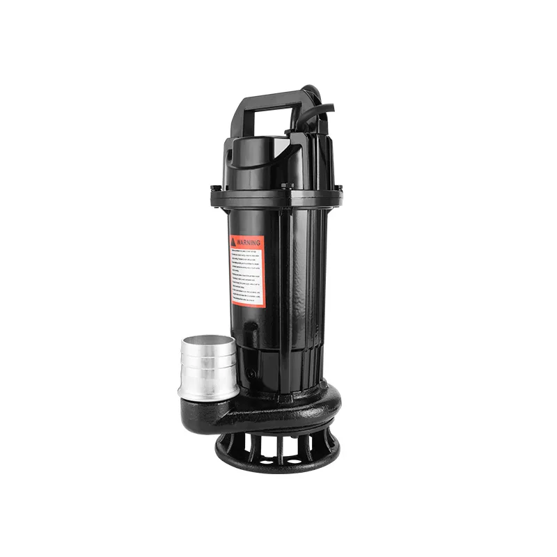 Aluminum shell sewage cutting pump 2 inch 220v50hz110v60hz high lift large flow, submersible pump