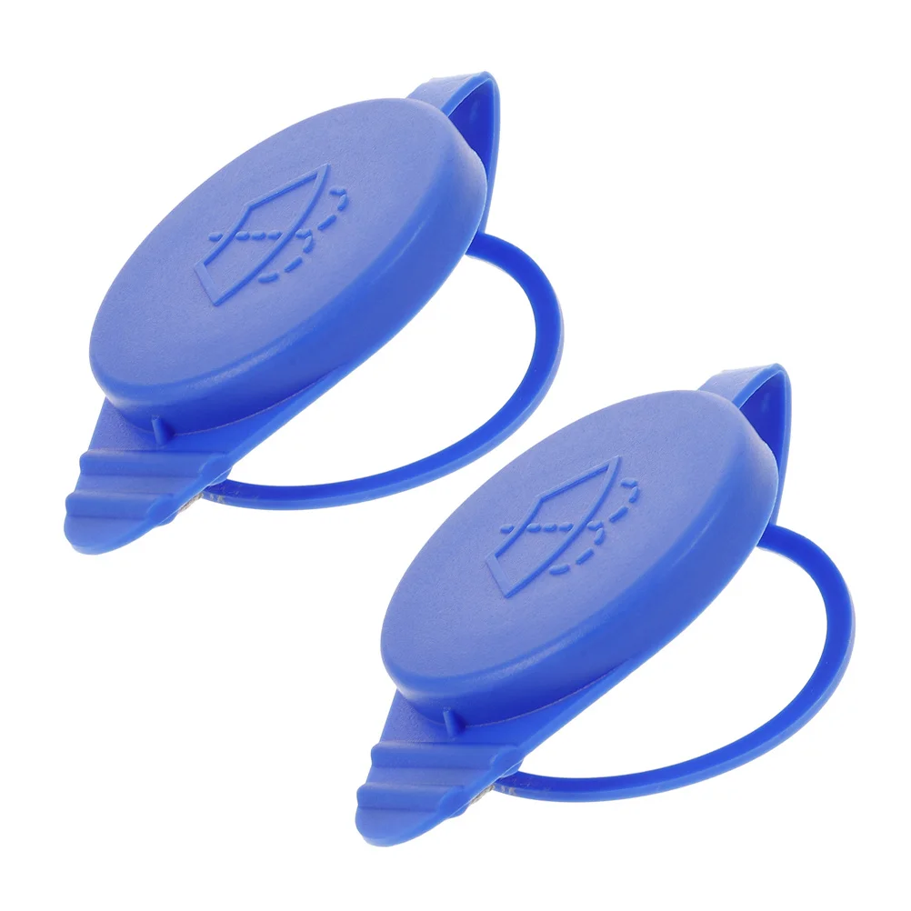 

2pcs Windshield Washer Fluid Reservoir Cap Replacement For 2012-2018 Durable Plastic Leak-Proof Easy Install