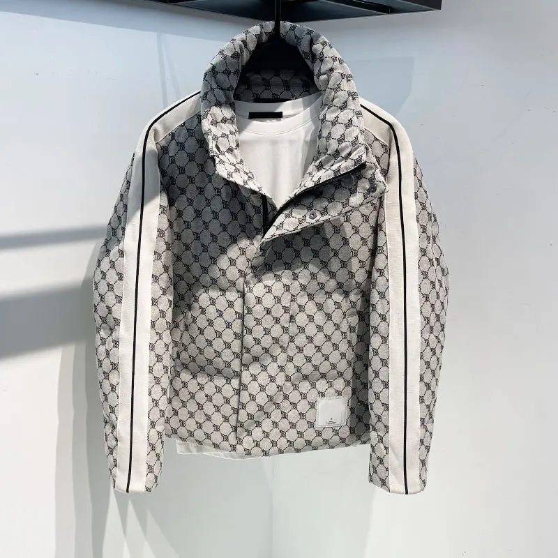 

Модная зимняя утепленная пуховая куртка для мужчин, повседневная, с воротником, молодежная, трендовая верхняя одежда, бренд Bird Poer Fly