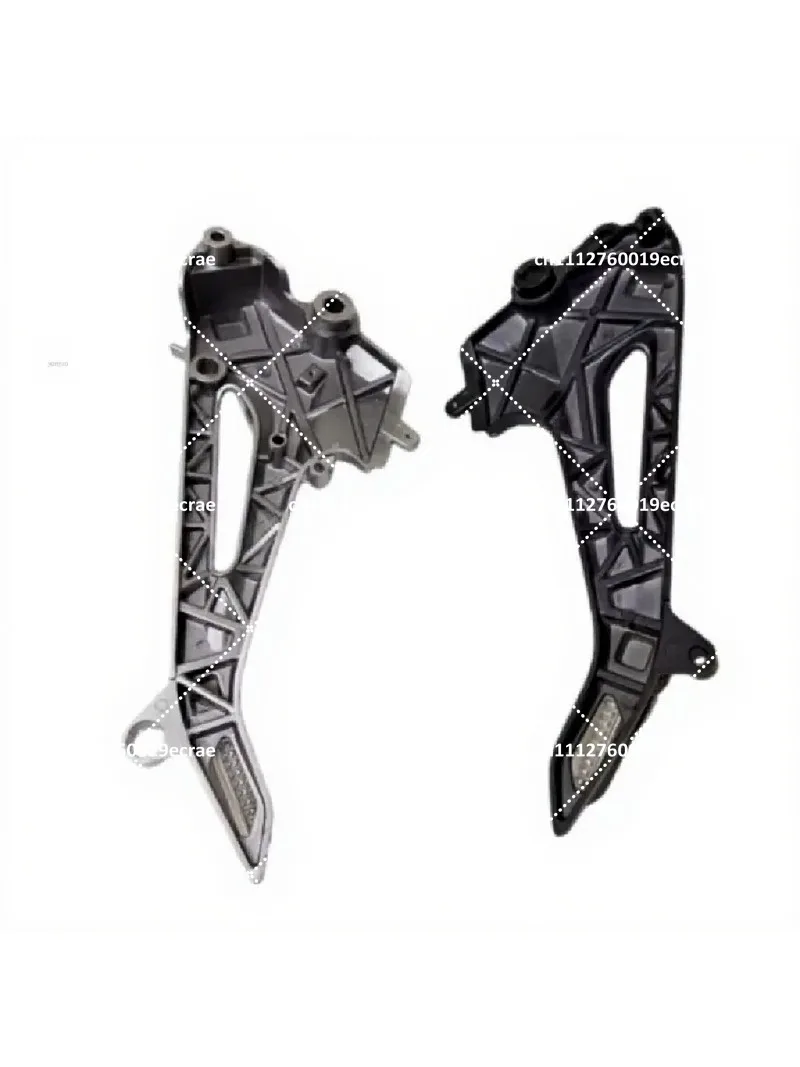 Universal Left Right Passenger Footrest Mounting Brackets Pair, Motorcycle Foot Peg Pedal Holder