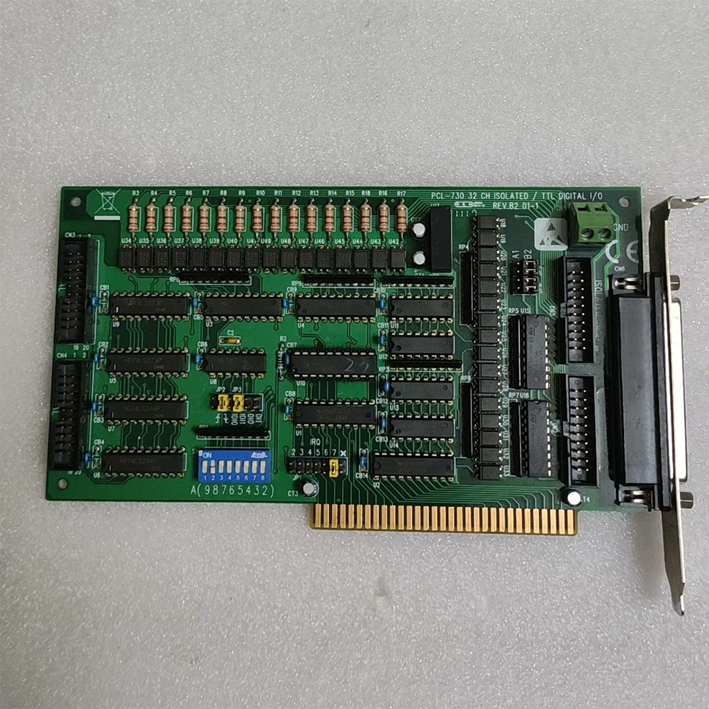 For Advantech PCL-730 REV B2 01-1 ISA Industrial Control Board Control Card