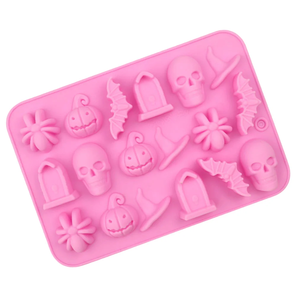 

Gummies Chocolate Molds Silicone Adorable Candy Halloween Moulds Supple Fondant Making Silica Gel DIY Baking Lovely