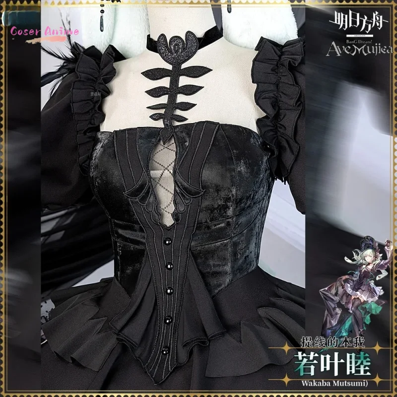 Game Arknights Wakaba Mutsumi Cosplay Costume Gorgeous Lolita Dress Halloween Party Role Play Outfit Women