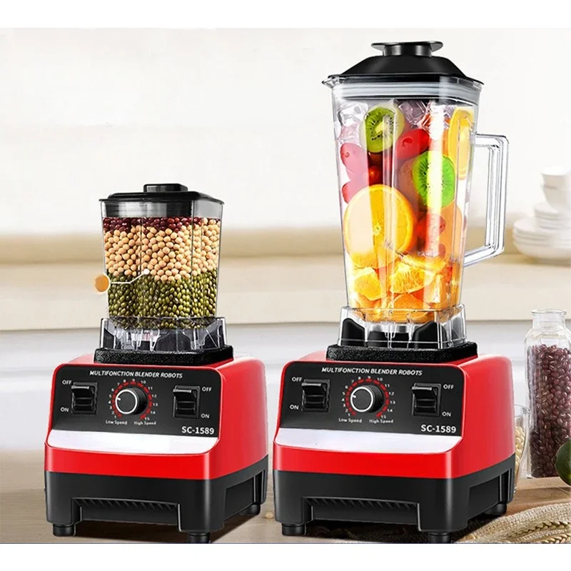 

Heavy Duty Juice Fruit Blender 4500W 1589 2 in 1 Fresh Juicer Smoothie Blender