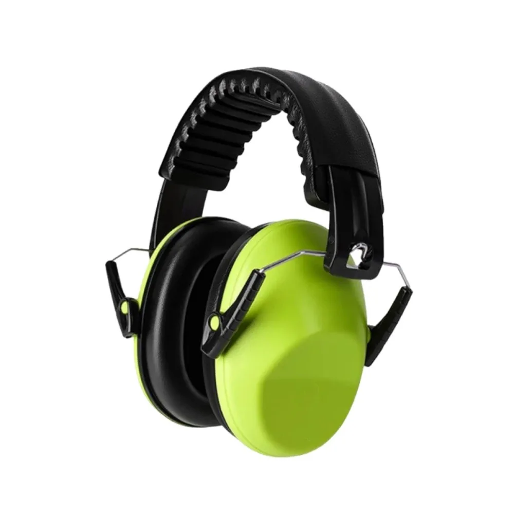 Adjustable Anti-Noise Earmuffs Head Mounted Noise Reduction Hearing Protector Earmuffs Soundproof Hearing Protection