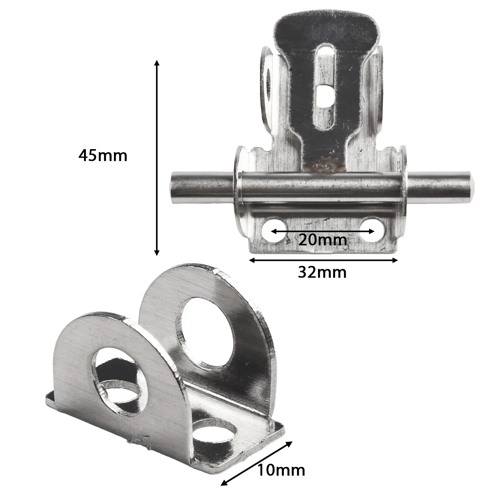 Tools Latches Door Latch Fixing Screw Thickened Home Improvement Protect Solid Stainless Steel Window Catch Lock Brand New