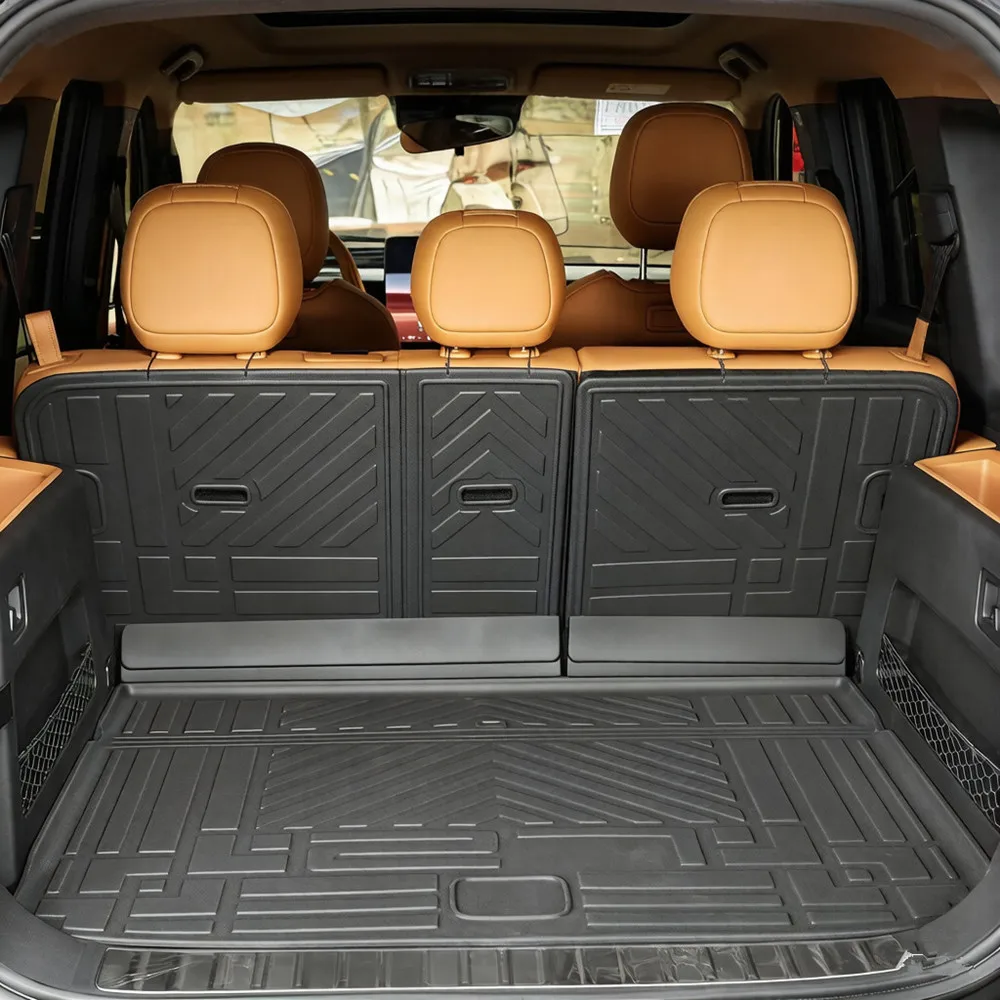 TPE Full Surround Trunk Mat Waterproof Anti-Scratch Cargo Liner Fit for Chery ICAR V27 3D Raised Edge Rear Boot Pad Accessories