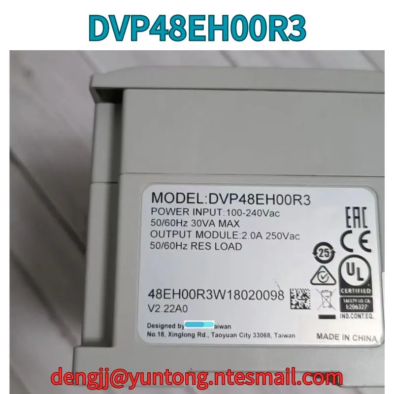 Used PLC DVP48EH00R3 test OK Fast Shipping