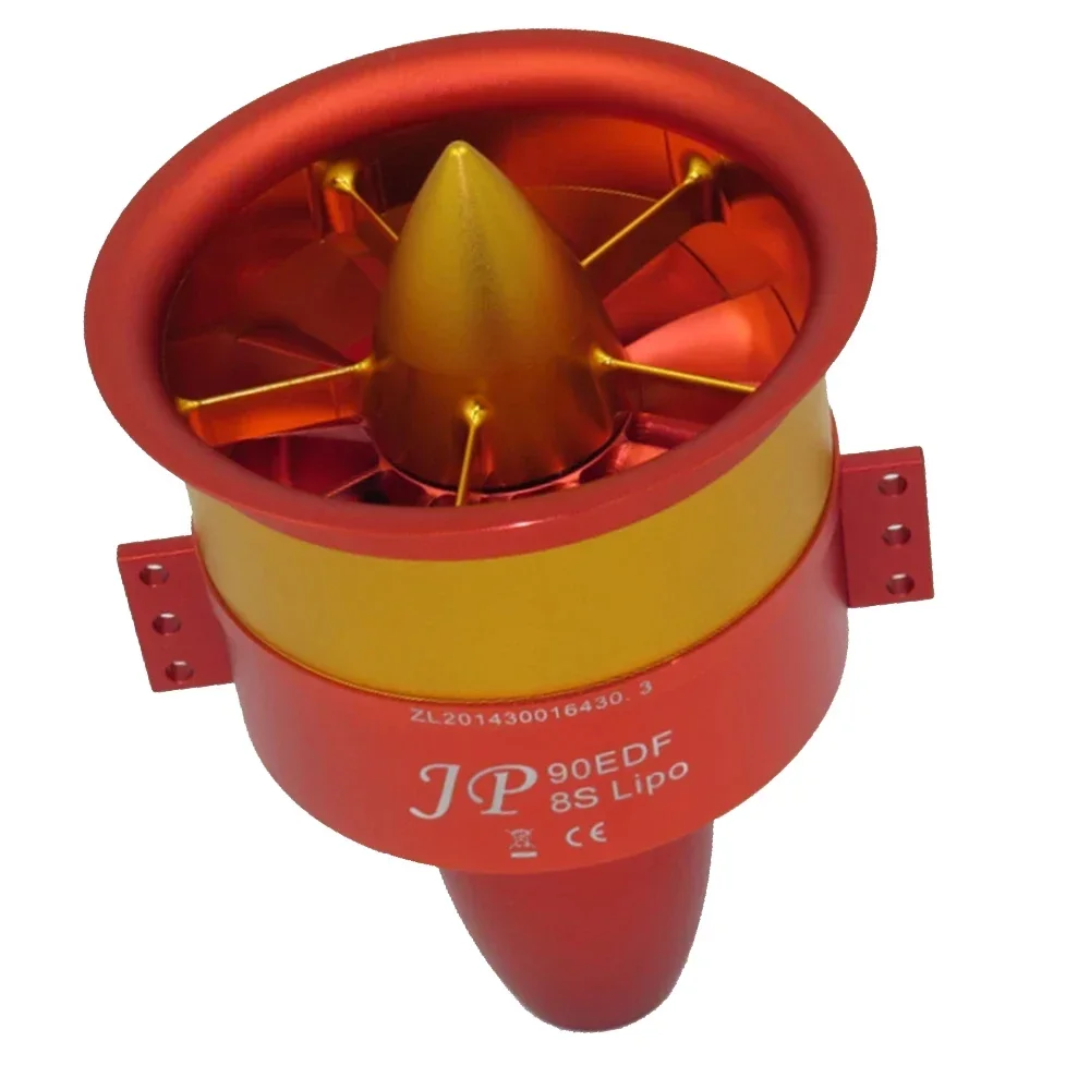 Ventilador EDF UniFlyJP de 90mm, 105mm, 120mm, de Metal, con 12 Aspas y Motor 6S, 12S, 14S para Drones, Helicópteros y Jets RC