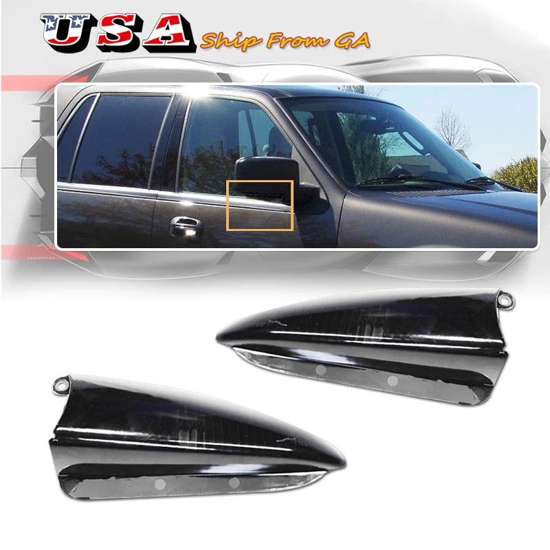 

For Ford Expedition/Lincoln Navigator Side View Mirror Turn Signal Light Housings, No Bulb / Socket 2003-2006
