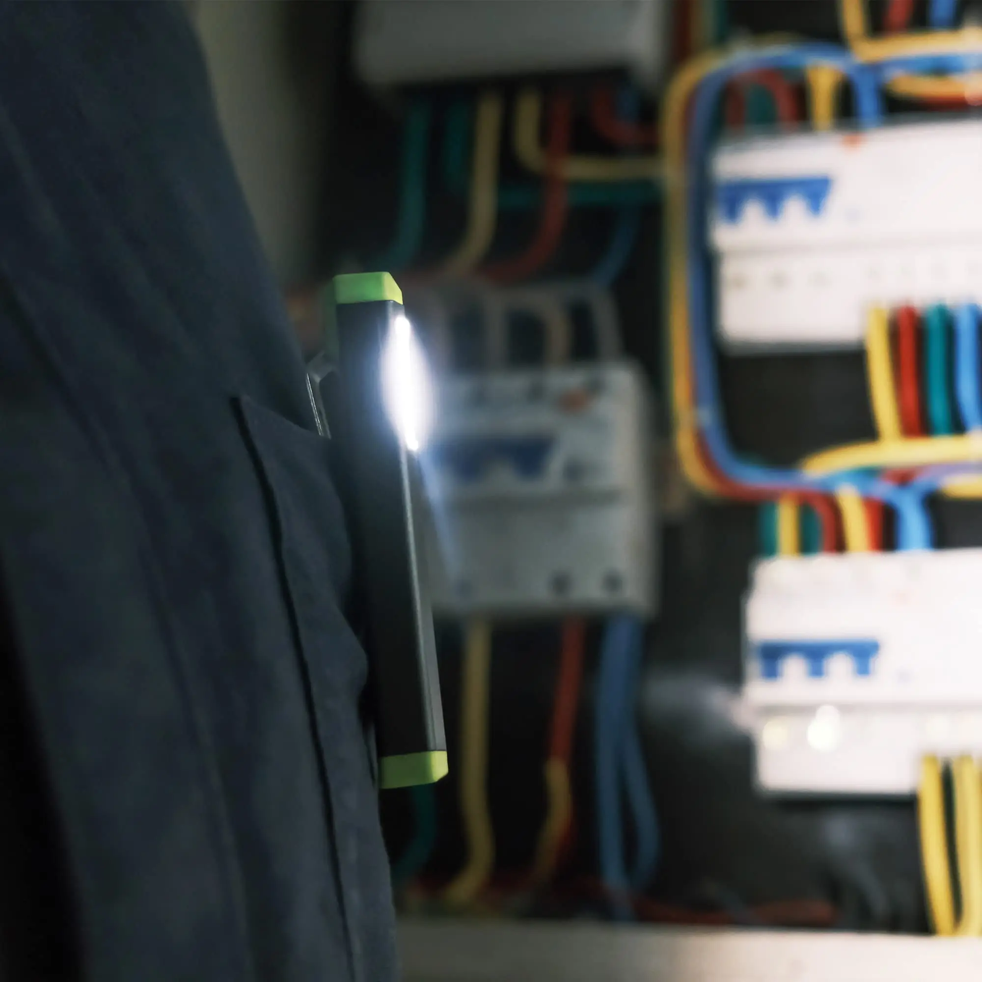 Portable EDC LED Work Light COB USB Rechargeable Flashlights With Magnetic Tail Pen Inspection Light For Repairing Emergency