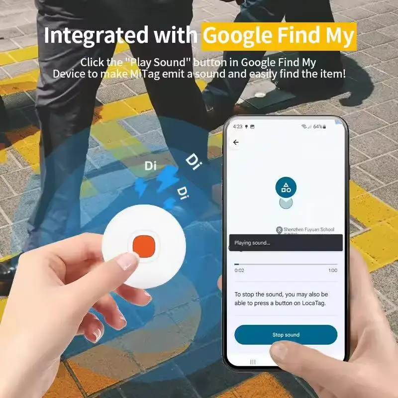 

Bluetooth Gps Tracker Waterproof Smart For Android&iOS System Tracker Mini Locator Kids Elderly Pet Key Finder Wallet Suitcase