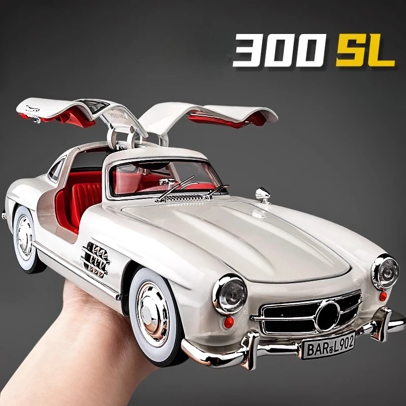 

1:24 300SL Model Retro Vintage Car Toy Car Model Simulation Alloy Toy Car Ornament