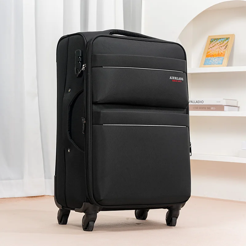 large-capacity-oxford-cloth-luggage-bag-durable-business-travel-suitcase-with-password-lock-men's-28-inch-pull-rod-suitcase