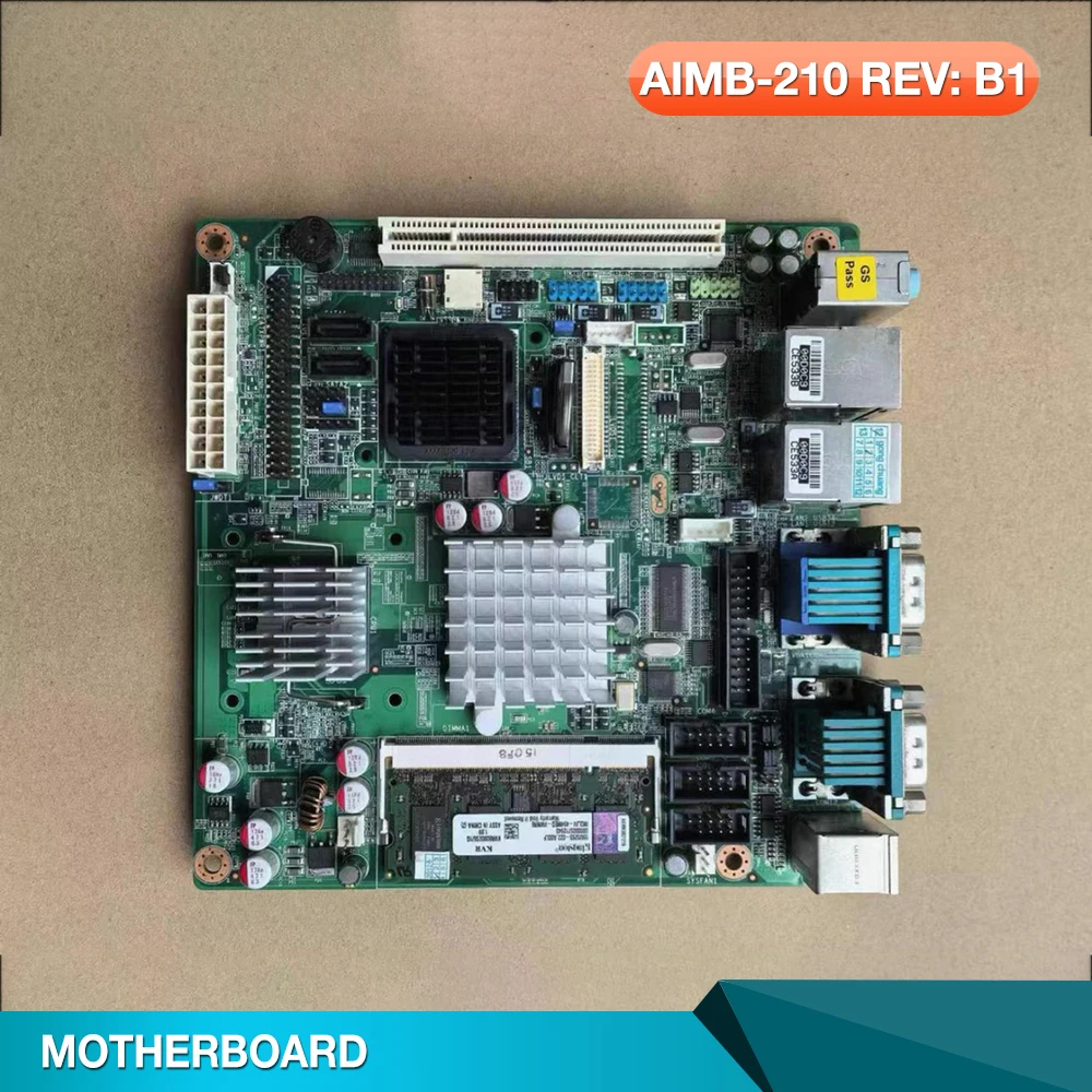 Perfect job Dual Network Card AIMB-210 REV: B1 AIMB-210G2-S6B1E