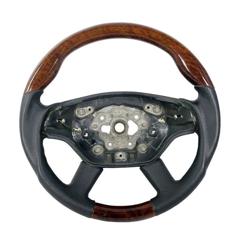 Walnut Wood Steering Wheel For Mercedes-Benz S CL Class W221 W216