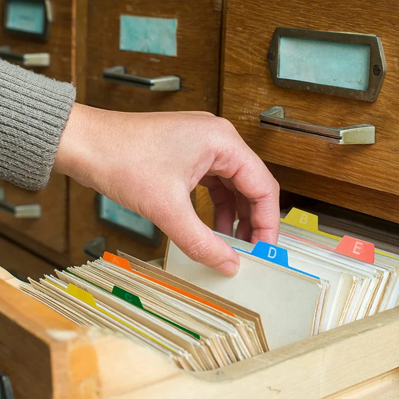 Carpetas de archivos de dos tonos, tamaño de carta, colores surtidos, organización de documentos, 5 colores, 50 paquetes