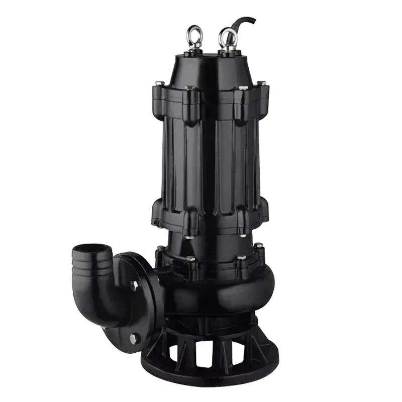 100WQ65-18-5.5 Sewage pump 5.5kw cast iron large flow three-phase non-clogged basement sewage pump