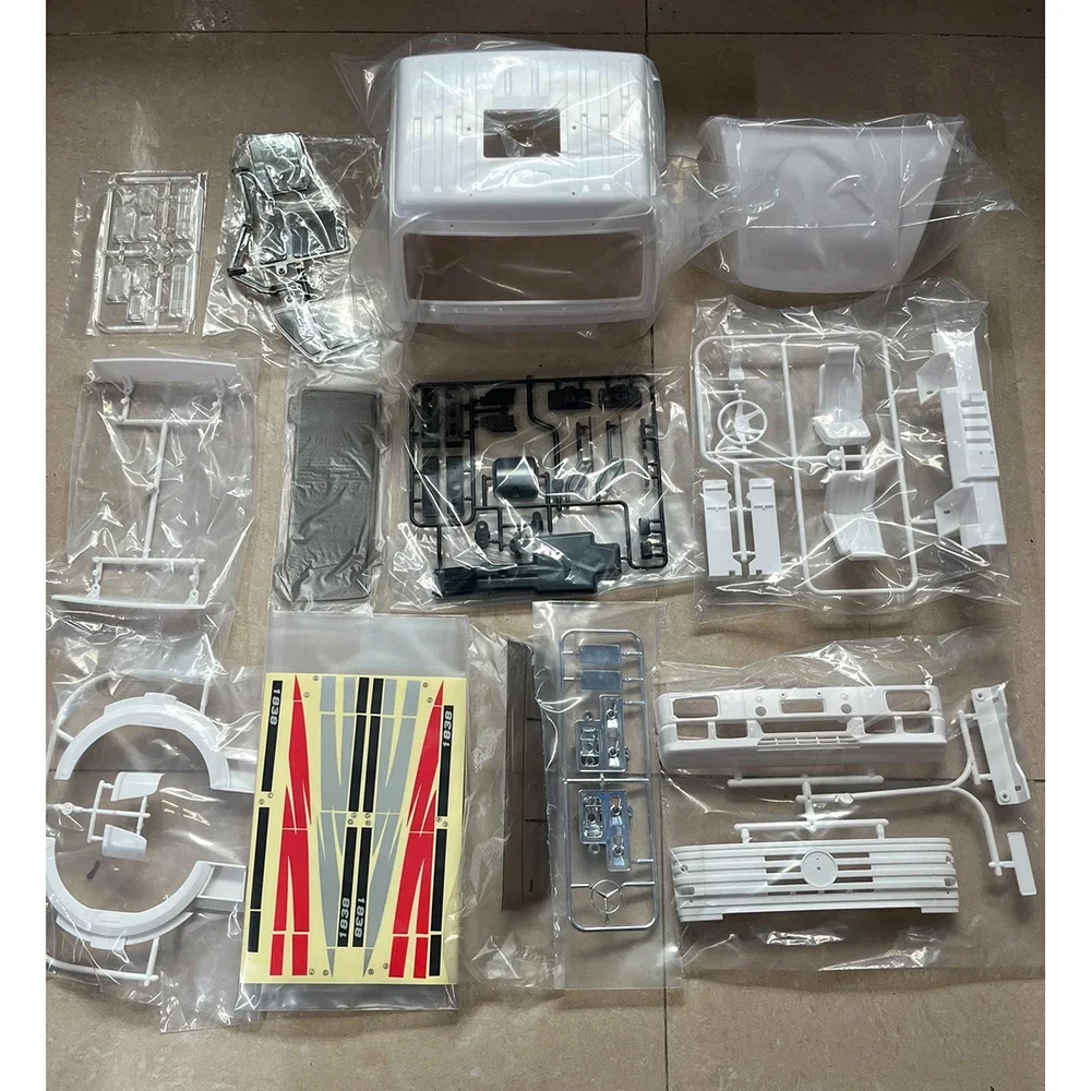 Plastic Cockpit Car Body Shell Accessories for 1/14 Tamiya RC Truck Trailer Mercedes-Benz Actros AROCS 3363/1850/1838/3853 Part