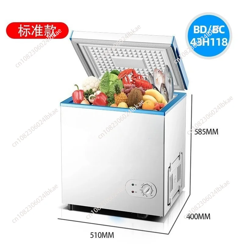 Congelador Vertical 118H, Mini Refrigerador, Congelador Comercial y Doméstico, Congelador Combinado, Contenedor, 220V/50Hz
