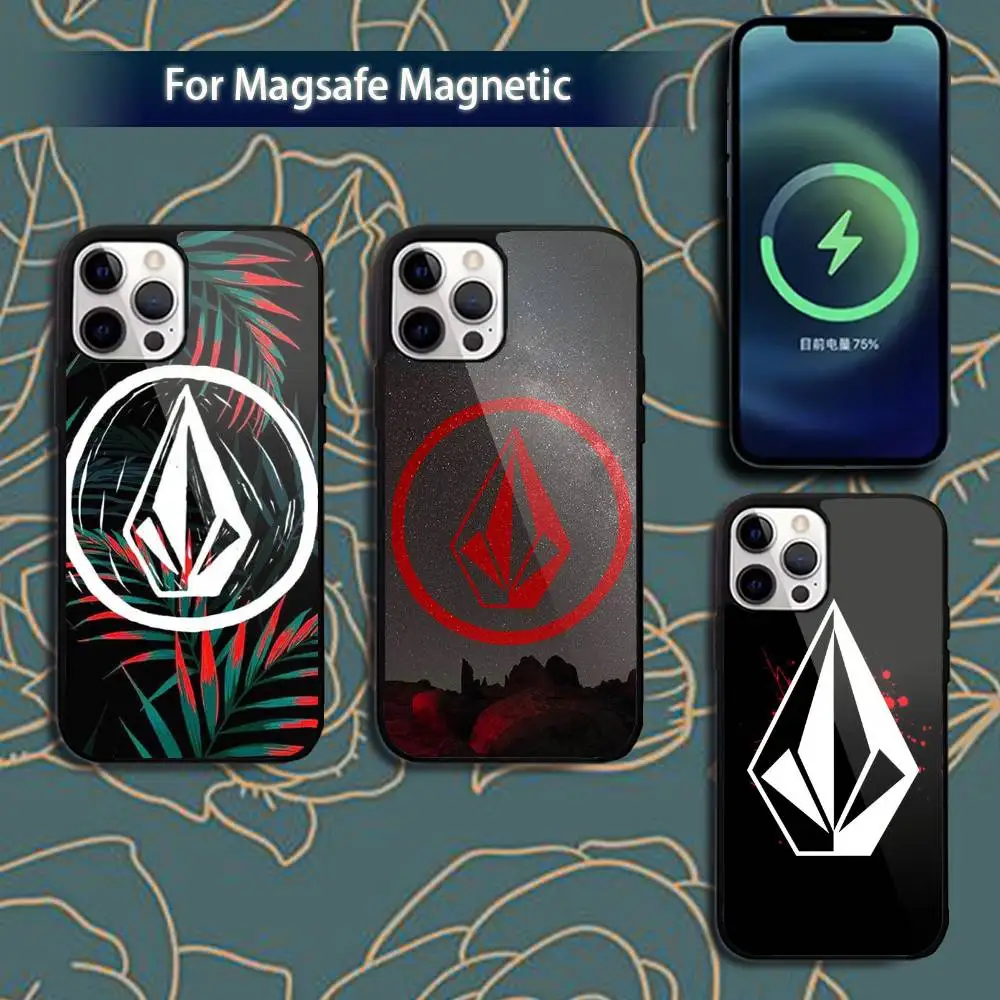 

V-VOLCOM Sport S-Style Phone Case For iPhone 17,16,15,14,13,12,11,Pro,Max,Plus,Mini,Magsafe,Magnetic Wireless Charging Case