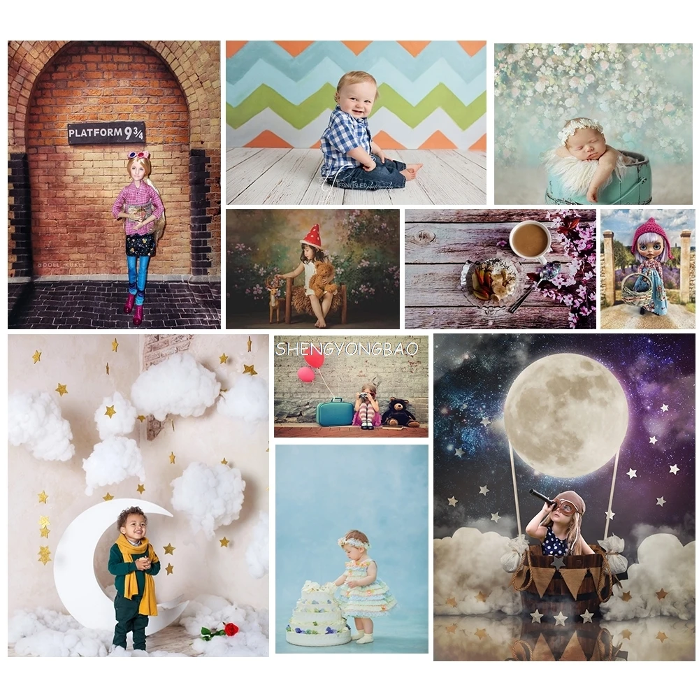 First Birthday Party Photography Backdrop Pink Gold Balloon Sweet One Butterfly Baby Shower Family Background CJ-02