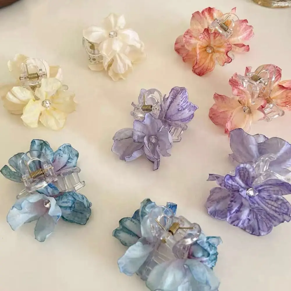 Headwear Dried Flower Grab Clip Side Bangs Clip Hair Accessories Artificial Flower Clips Romantic Bangs Hair Clip