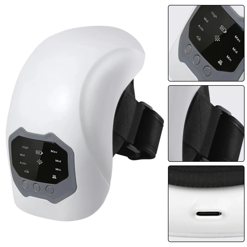 

Беспроводной массажер 3-в-1 для коленей, плеч и локтей, с умным воздушным давлением и вибрацией, 3D-терапия разминанием