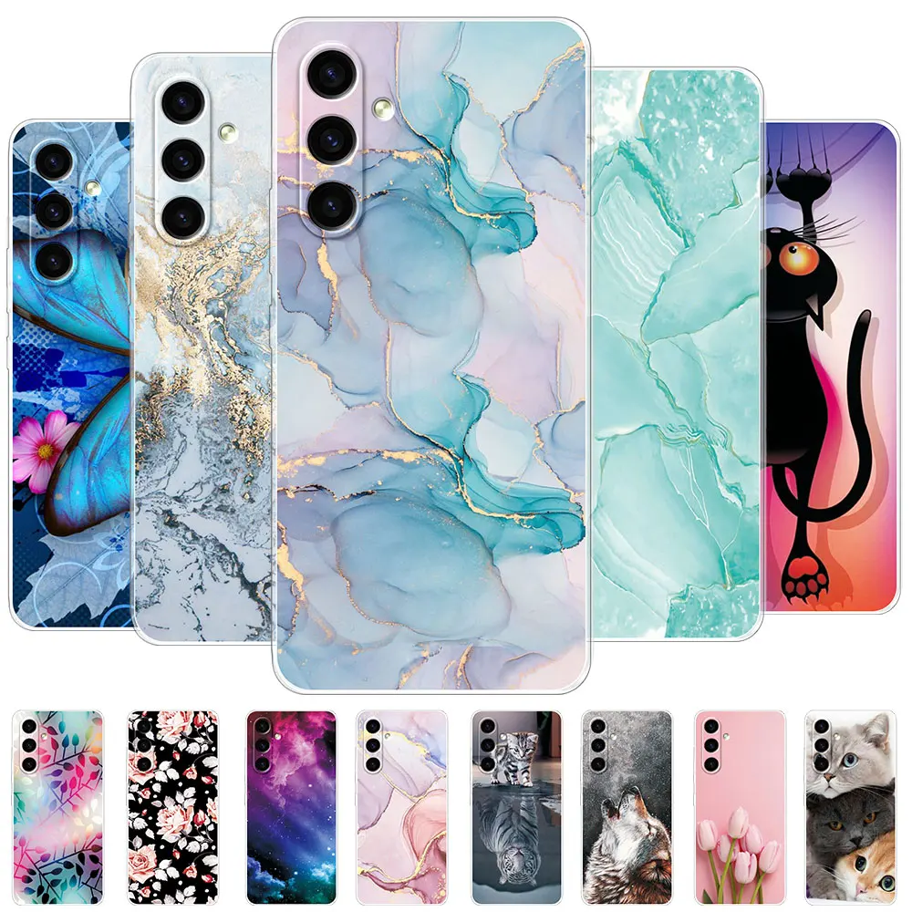 For Samsung A35 A55 Case Clear Soft Silicone Protect Cover Coque For Samsung A25 A05S Phone Case or Samsung Galaxy A15 A05 Funda