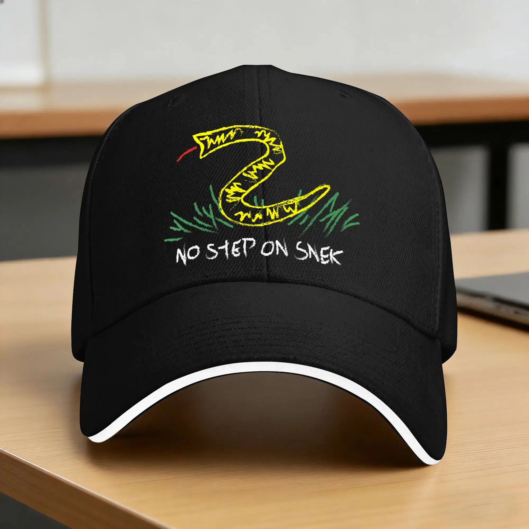 No Step On Snek Gadsden Flag Baseball Cap  Outdoor Sport Hot Sale Trucker Hat Female Male Casual Custom Logo Baseball Caps