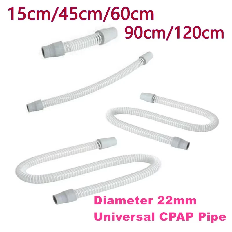 

High Quality CPAP Pipeline Ventilator Accessories 15/45/60/90/120cm Tubing Humidifier Threaded Pipe