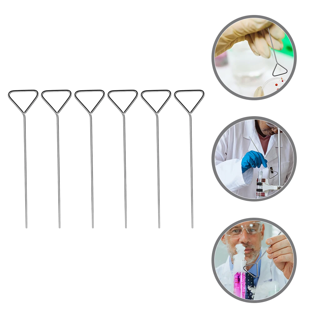 

6 Pcs Glue Coating Rod Set Laboratory Wide Spreading Cell Spreaders