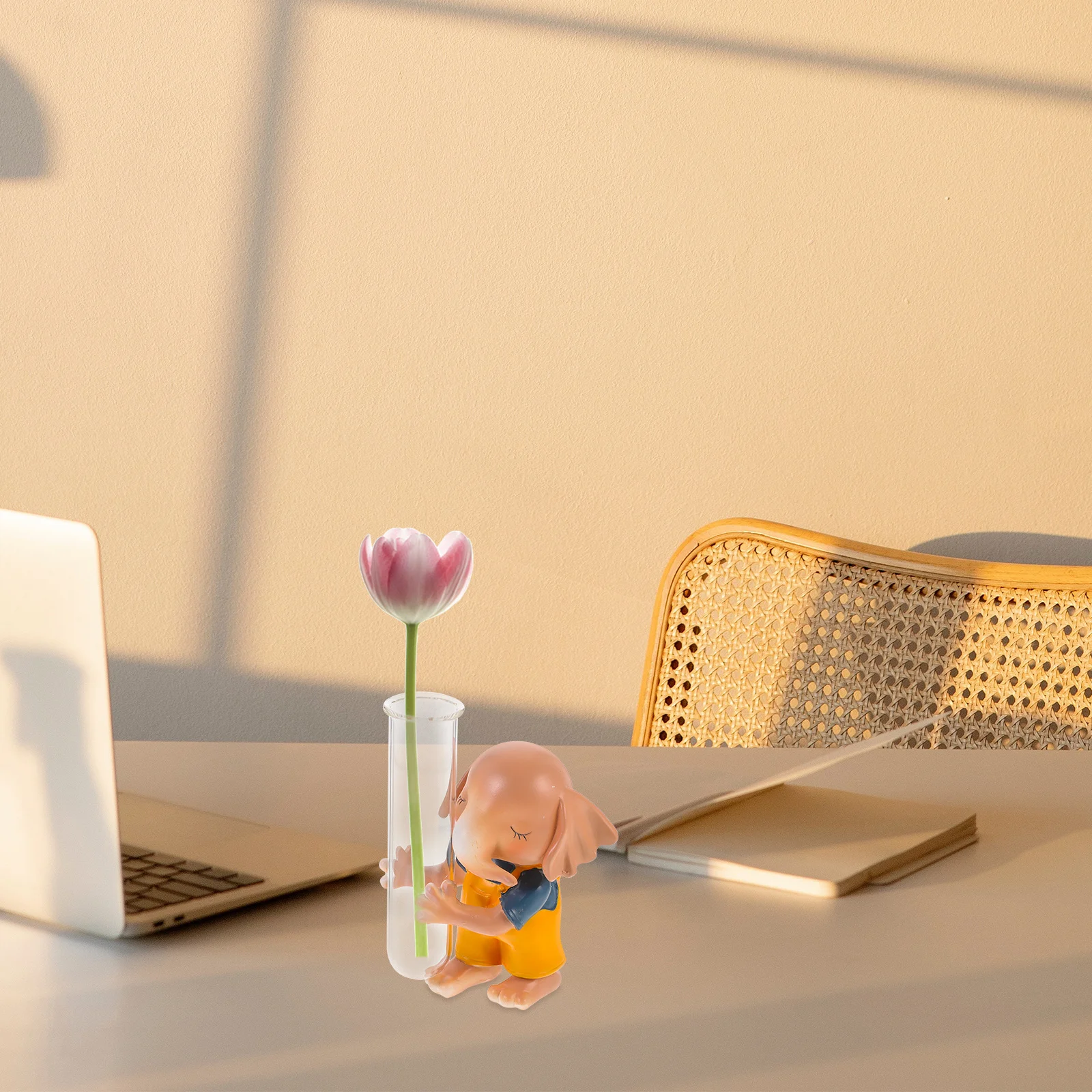 

Clear Tube Animal Shaped Hydroponic Glass Vase Desktop Decorative Flower Vase Household Use Unique Glass Vases