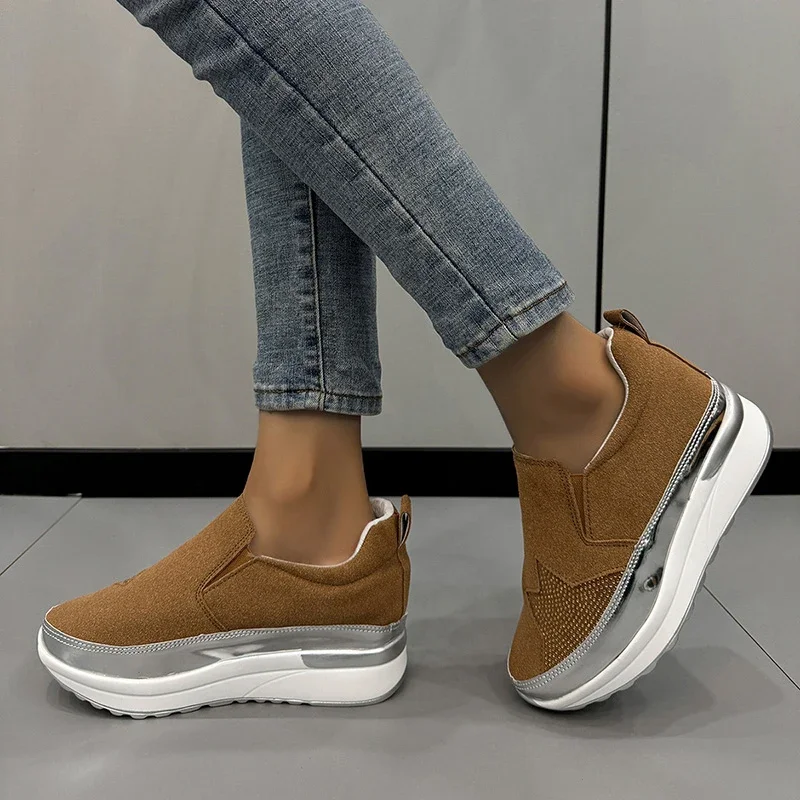 

Shoes for Women 2024 New Lace-up Cuff Women's Vulcanize Shoes Outdoor Sneakers Solid Color Sponge Bottom Ladies Casual Shoes