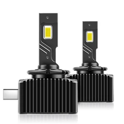 PAMPSEE D1S Led Headlight Canbus 30000LM 120W D3S D2S D4S D5S ds1 Auto Xenon Bulbs Car Light D1R D2R 6500K CSP Chip Super Bright