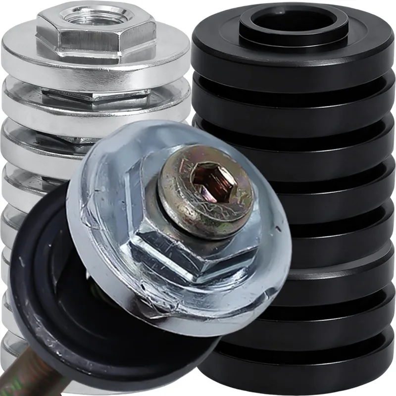 

Angle Grinder Hexagon Flange Nut Modified Metal Pressure Plate Cover Inner Outer Flange Nut Replacement Angle Grinder Flange Nut