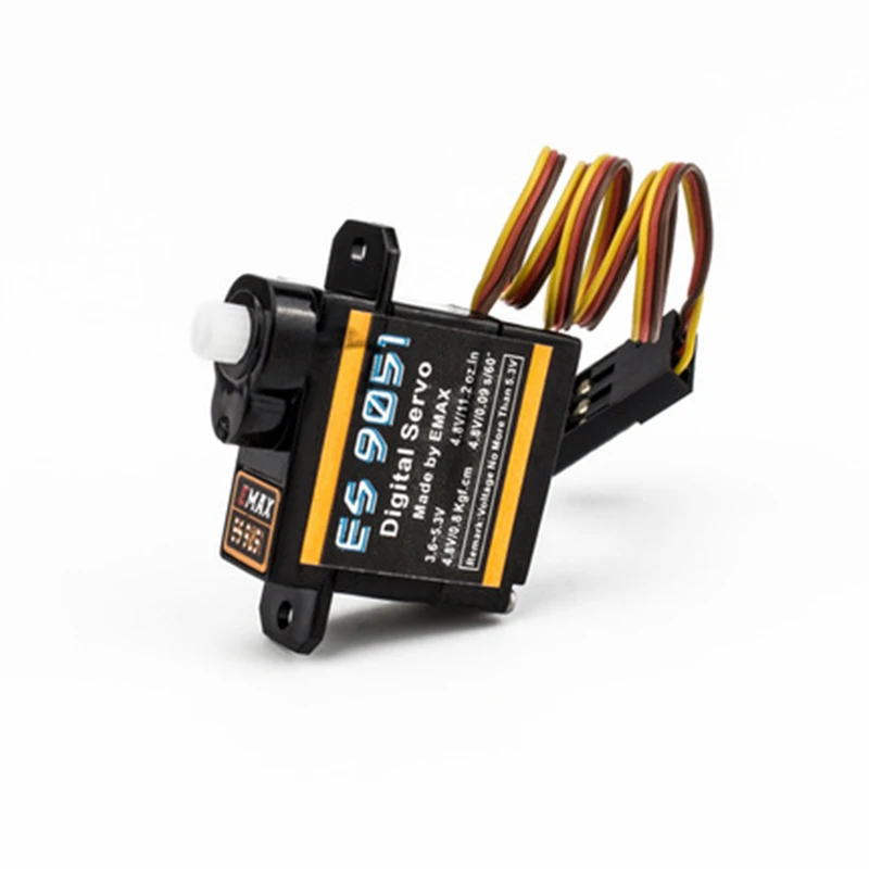 Original EMAX ES9051 Plastics Digital Servo 4.1g Waterproof Servo with Gears Uesd for RC Car Helicopter Boat Airplane Accessorie