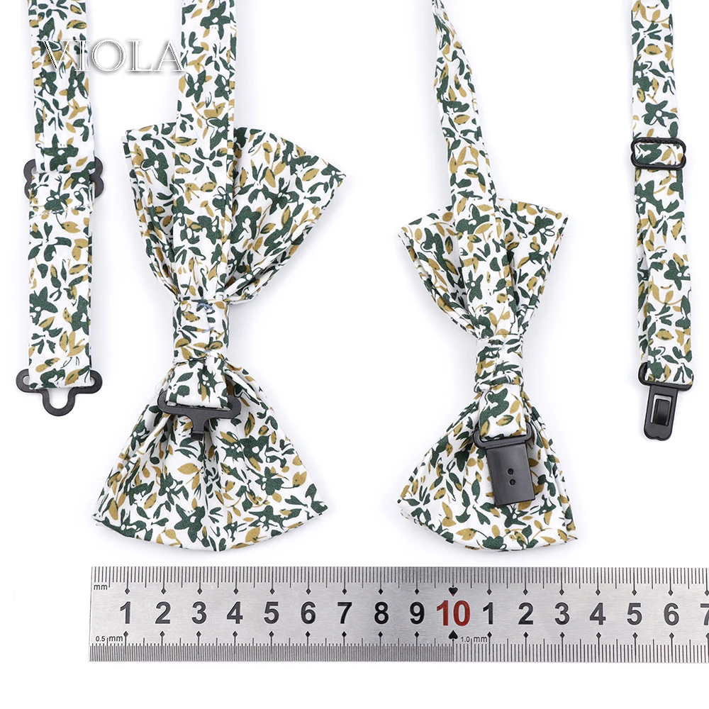 Moda 23 stili floreale genitore-figlio papillon set 100% cotone uomo bambini Pet Butterfly Party Dinner matrimonio papillon accessorio regalo