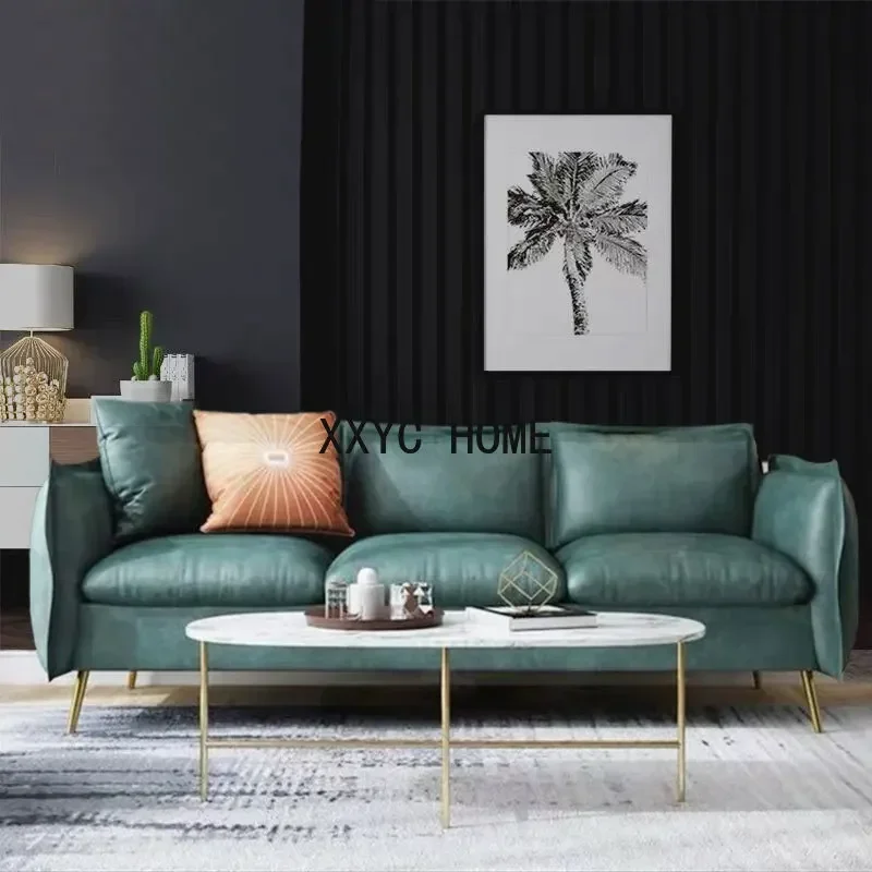 

Relax Sofa Lazy Green Living Room Reclining Wedding Reception Puffs Ground European Chair Reading Fauteuil Luxury Furniture